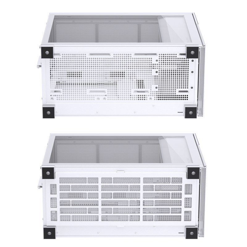 Kućište za računalo JONSBO D31 MESH, Micro-ATX, staklo (bijelo, TFT-LCD zaslon, 20.3 cm, 60 Hz, USB-C, HDMI)-16