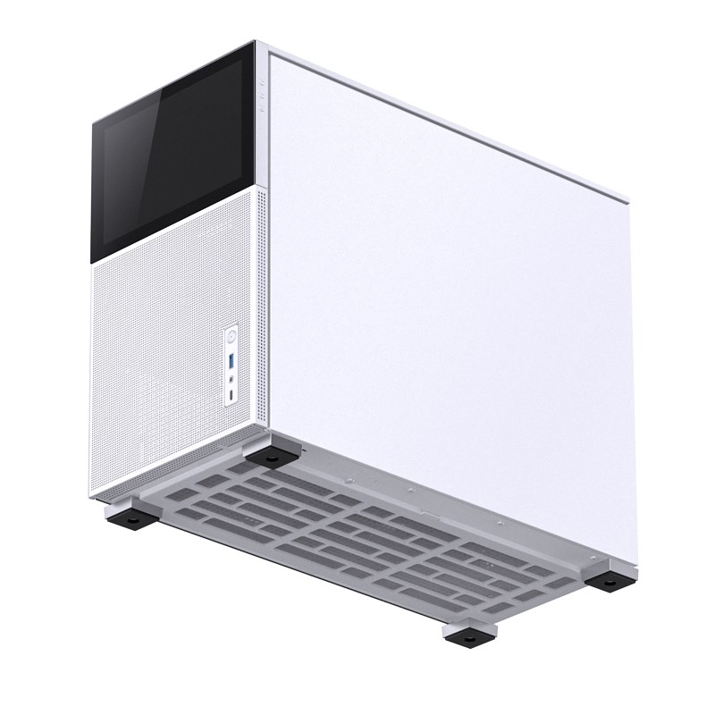Kućište za računalo JONSBO D31 MESH, Micro-ATX, staklo (bijelo, TFT-LCD zaslon, 20.3 cm, 60 Hz, USB-C, HDMI)-40