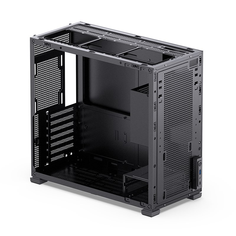 Kućište za računalo JONSBO D41 MESH Screen (kaljeno staklo, crna boja)-6