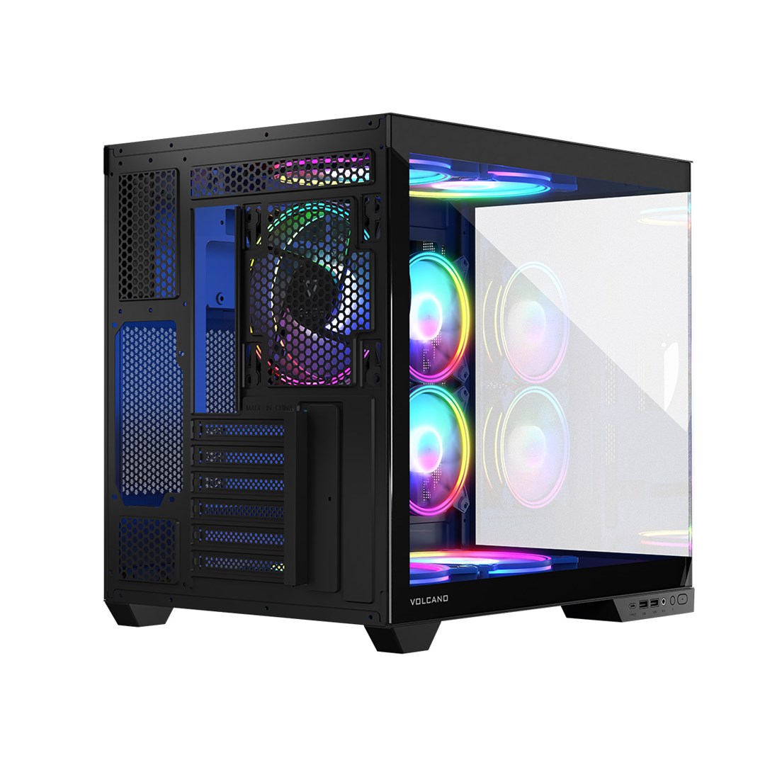 Kućište za računalo MODECOM Volcano Panorama APEX ARGB 7F MIDI (ARGB osvjetljenje, midi tower)-4