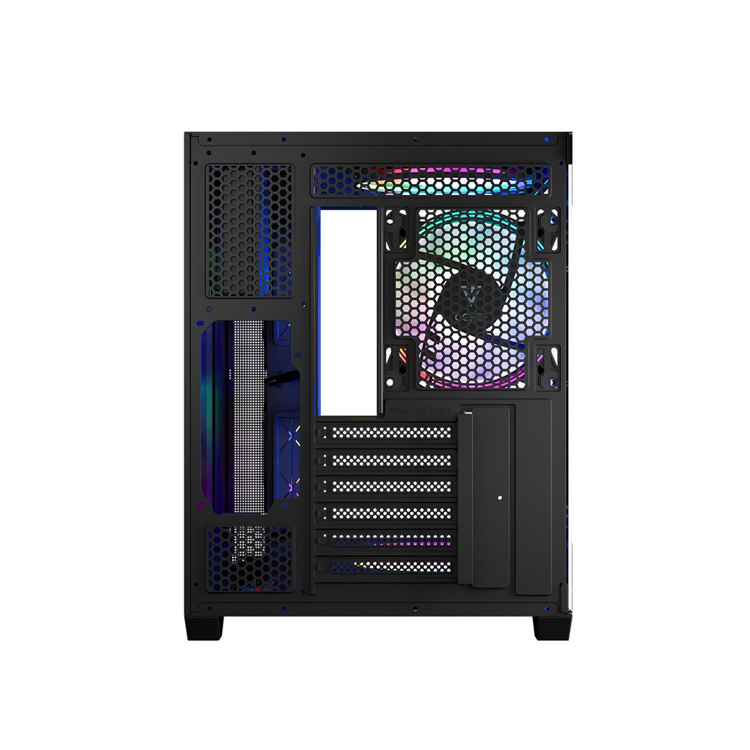 Kućište za računalo MODECOM Volcano Panorama APEX ARGB 7F MIDI (ARGB osvjetljenje, midi tower)-10