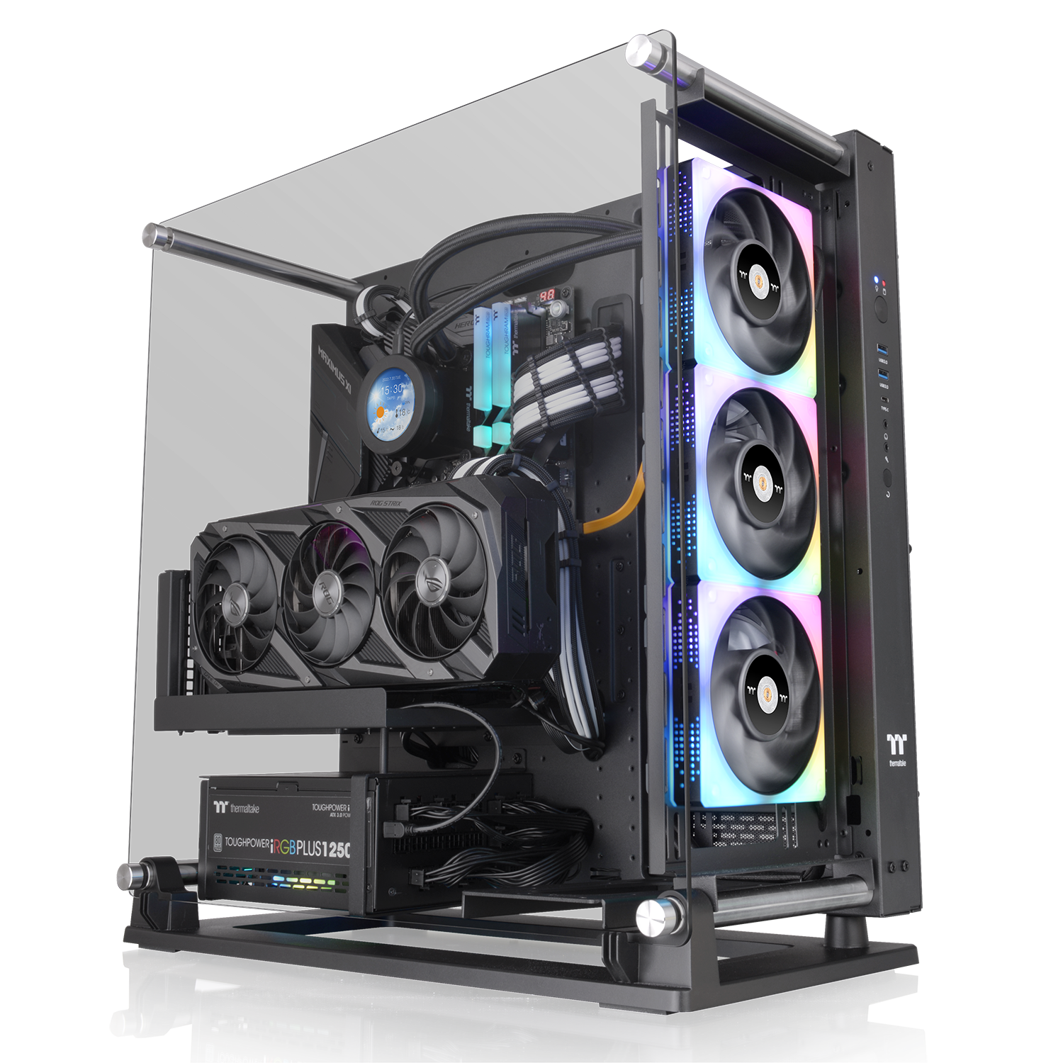 Kućište za računalo Thermaltake Core P3 TG Pro (Midi Tower crno)-4