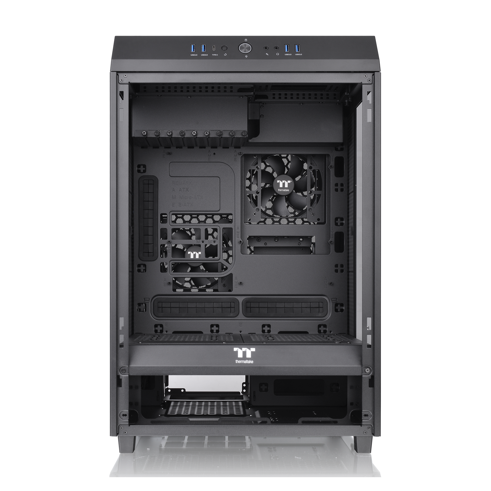 Kućište za računalo Thermaltake The Tower 500 (Midi Tower crno)-16