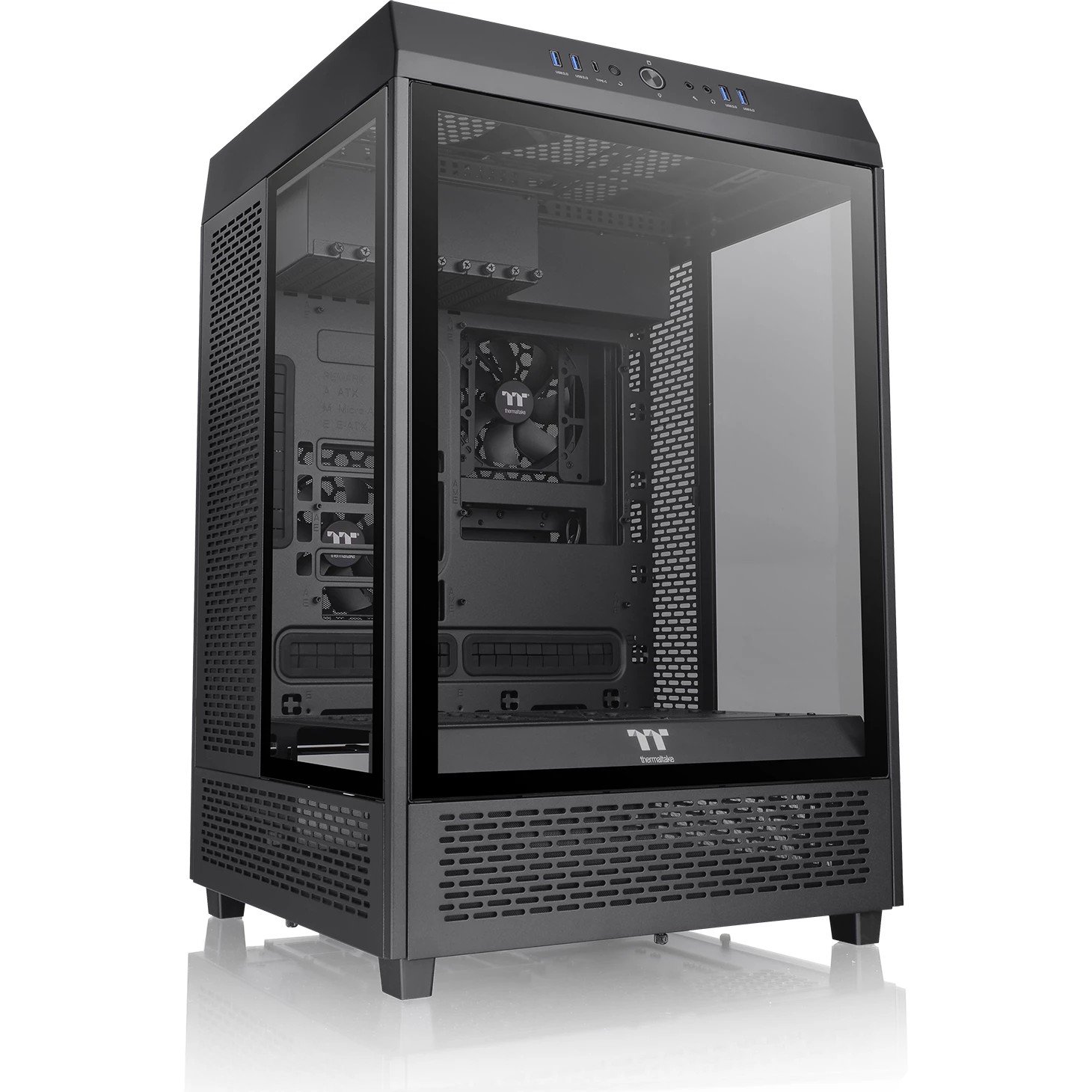 Kućište za računalo Thermaltake The Tower 500 (Midi Tower crno)-9