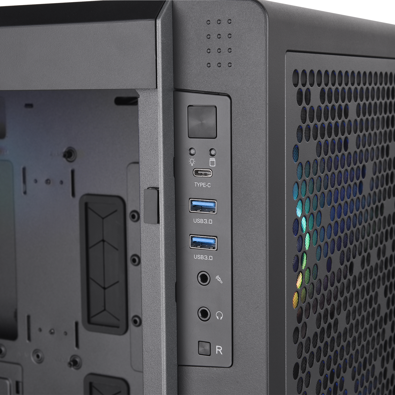 Kućište Thermaltake Ceres 500 TG ARGB Midi Tower Black-5