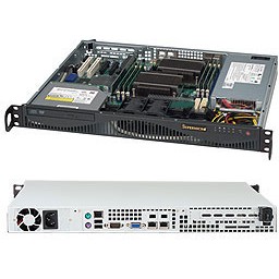 Kućište SUPERMICRO CSE-512F-350B1 (1U, 512, 350W PWS, HF, RoHS/REACH)-0