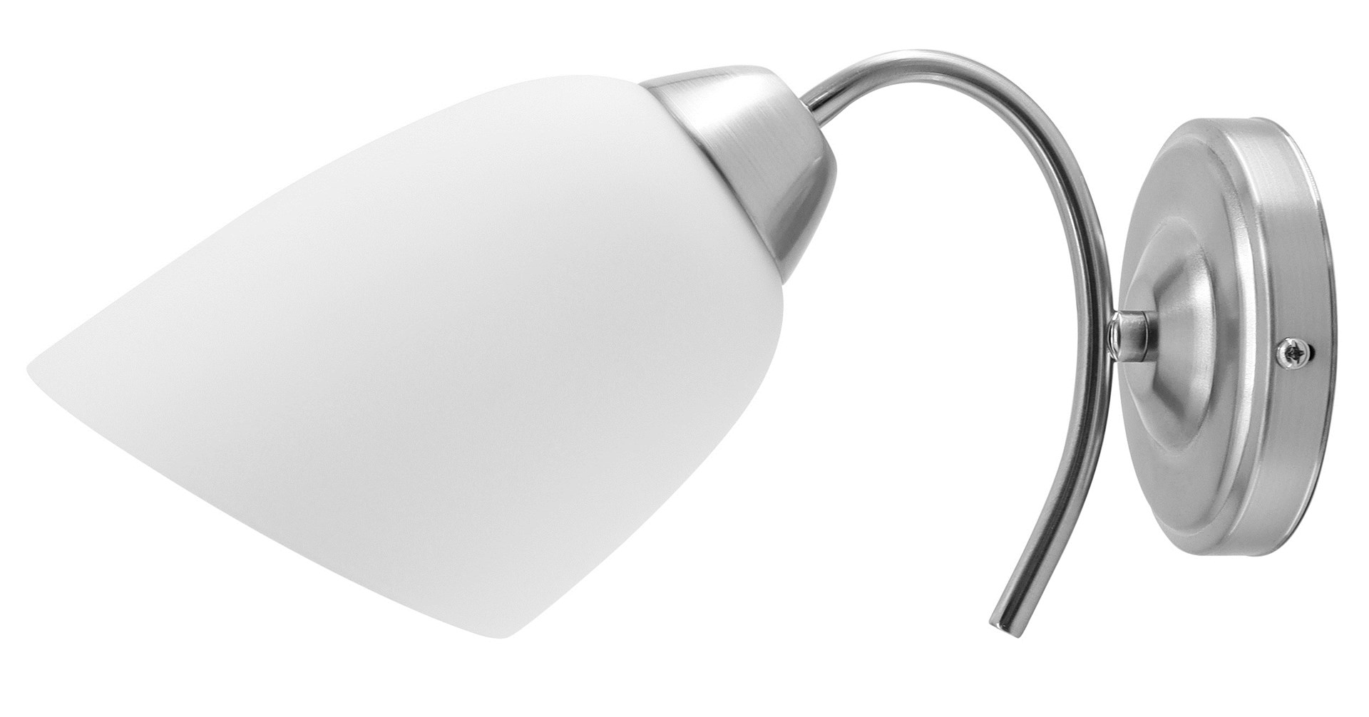 Zidna lampa ACTIVEJET NIKITA (nikal, E27, s metalnim okvirom i tkaninskim sjenilom)-1