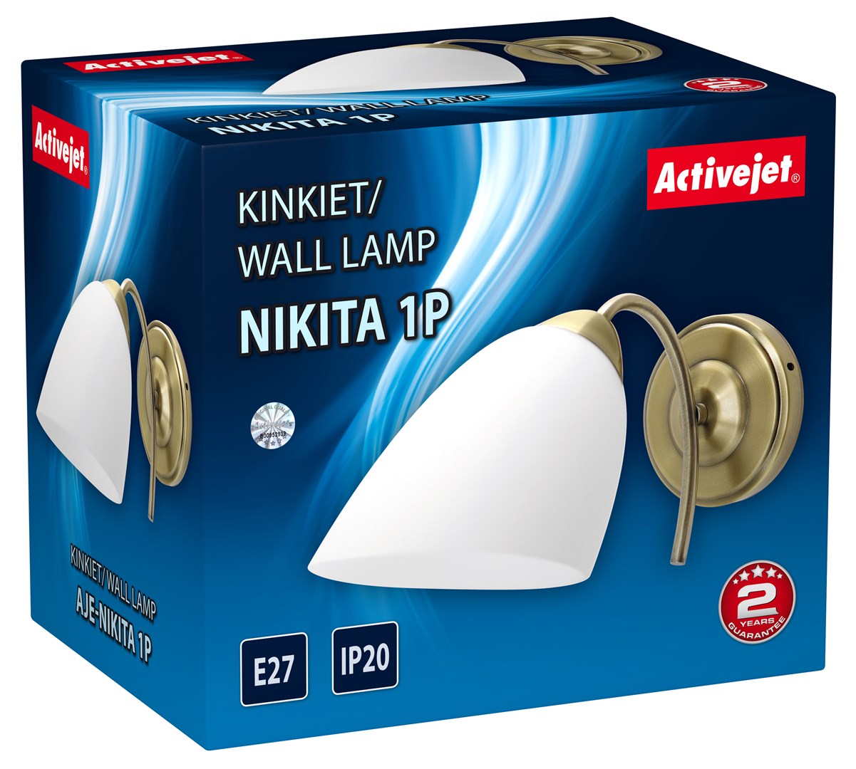 Zidna lampa ACTIVEJET NIKITA (patina, E27)-2