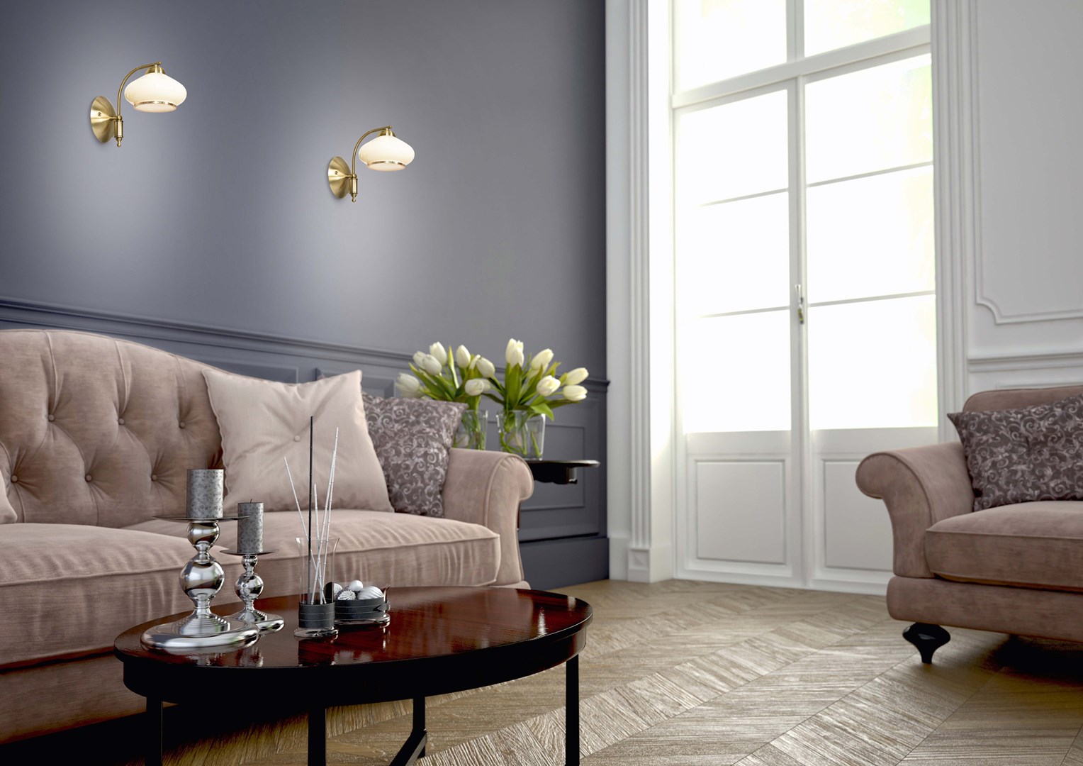 Luster ACTIVEJET Classic (s pet svjetiljki Nikita Patina 5 x E27 za dnevni boravak)-1