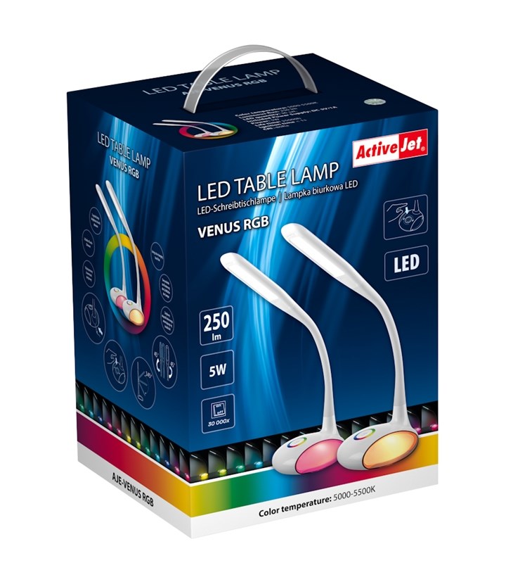 LED stolna lampa ACTIVEJET VENUS s RGB bazom-7