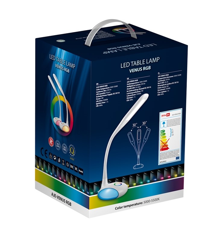 LED stolna lampa ACTIVEJET VENUS s RGB bazom-6