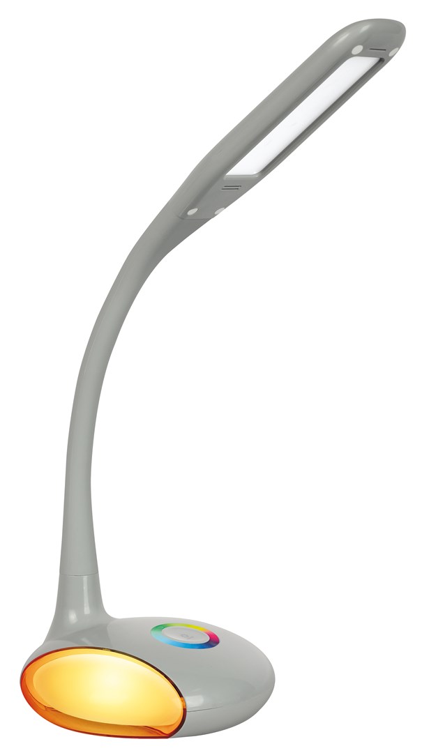LED stolna lampa ACTIVEJET VENUS SIVA s RGB bazom-1