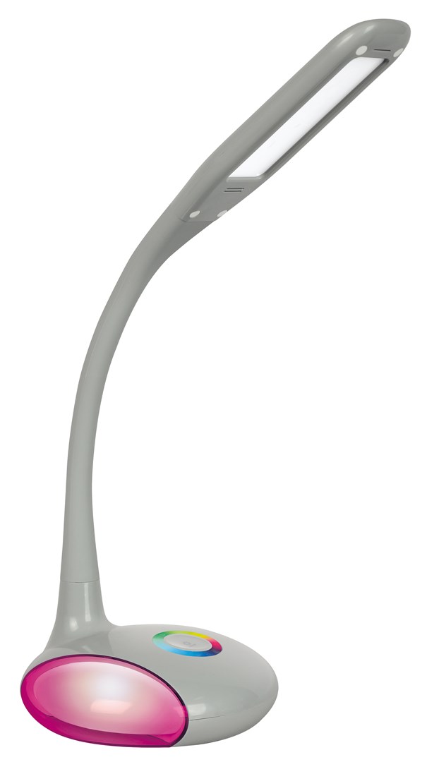 LED stolna lampa ACTIVEJET VENUS SIVA s RGB bazom-0