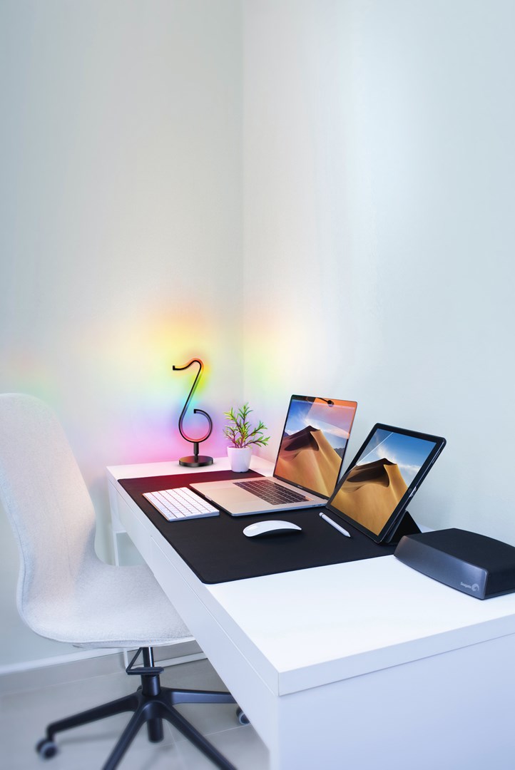 LED glazbena dekorativna lampa ACTIVEJET MELODY RGB (s daljinskim upravljačem i aplikacijom, Bluetooth, crna)-2