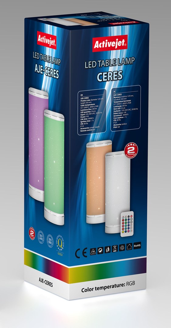 Dekorativna LED lampa ACTIVEJET AJE-CERES RGB (RGB boja)-11
