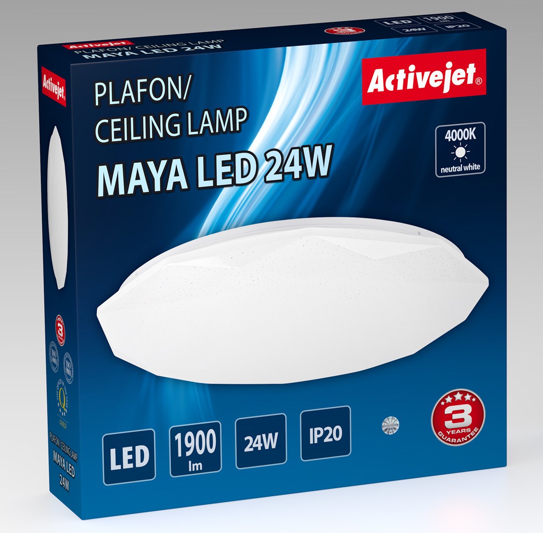 LED plafonjera Activejet AJE-MAYA (24 W)-1