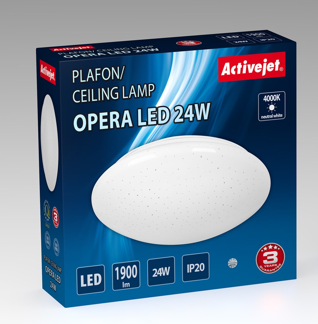 Led stropna svjetiljka Activejet OPERA LED 24W-1