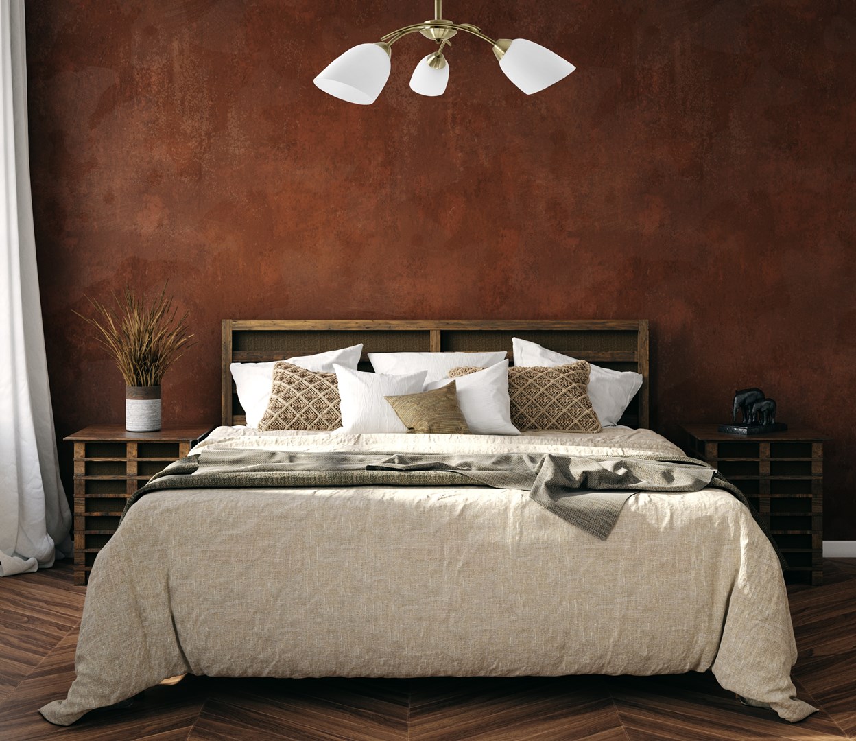 Luster ACTIVEJET Classic NIKITA patina trostruka (3xE27, stropna, za dnevni boravak)-2