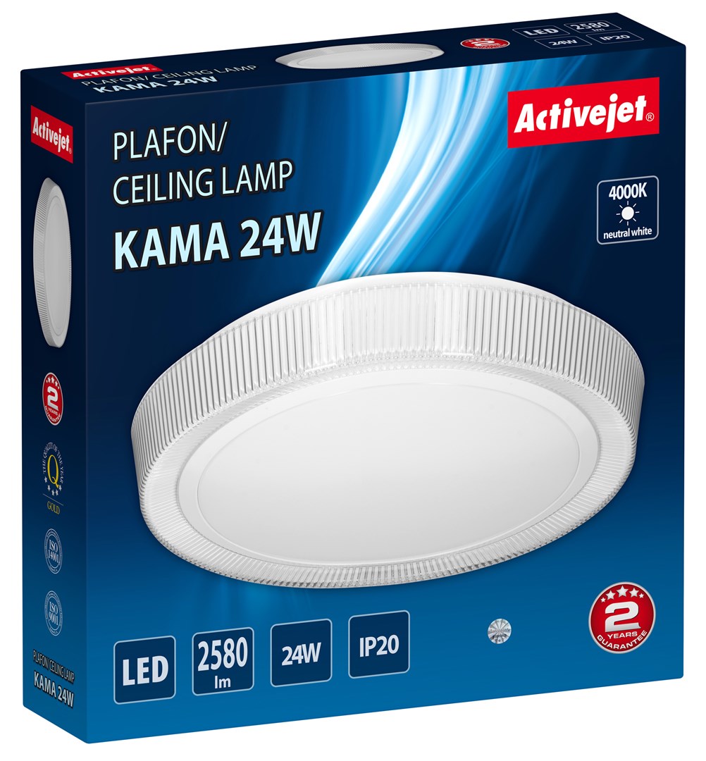 Plafonjera ACTIVEJET AJE-KAMA (LED, 24W, 2580 lm, 4000 K, IP20, bijela)-7
