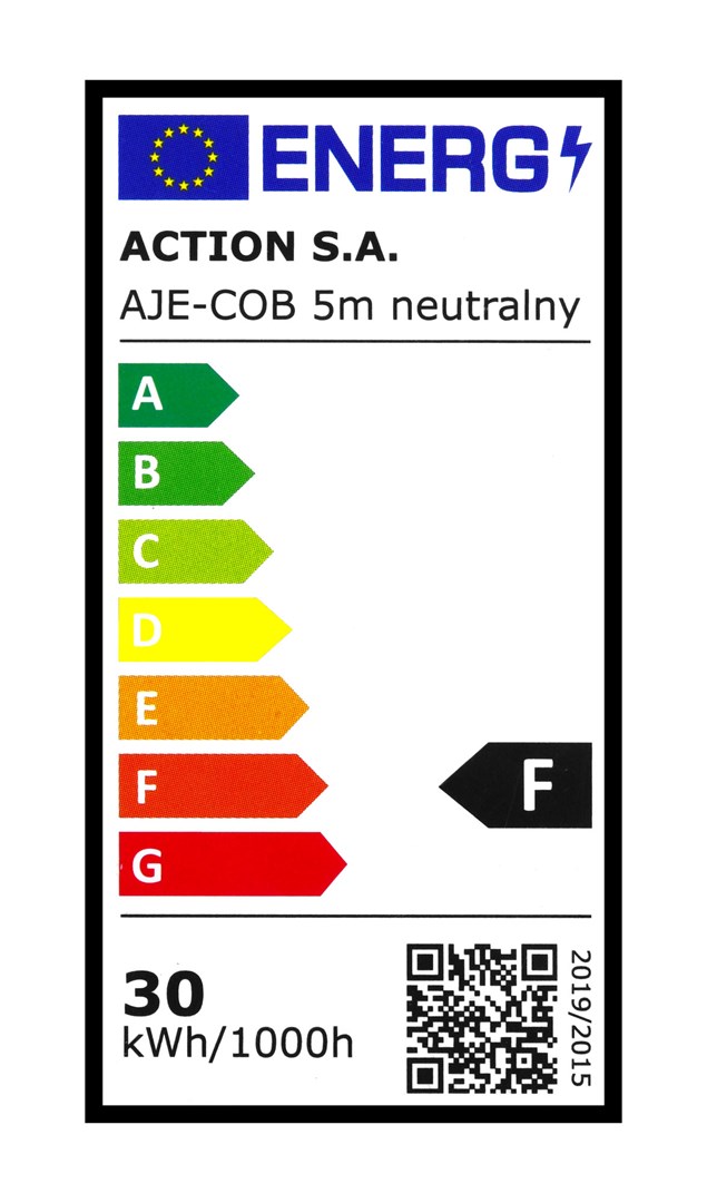 LED traka ACTIVEJET AJE-COB (5m, 30w, 2950lm, neutralna bijela, ip20)-9
