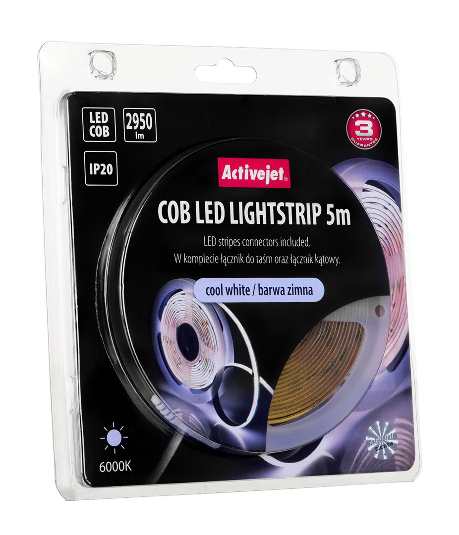 LED traka ACTIVEJET AJE-COB (5m, 30w, 2950lm, hladno bijela, ip20)-2