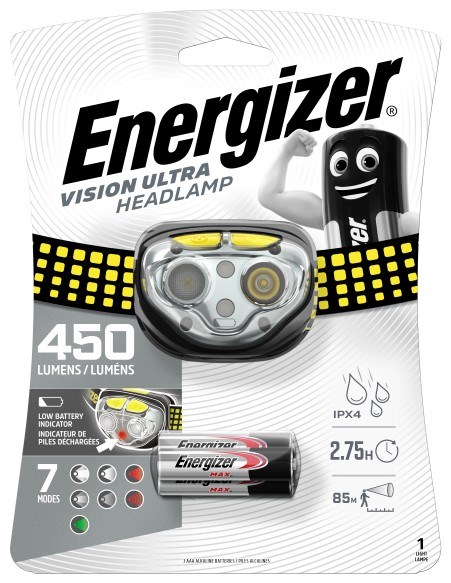 Svjetiljka za glavu ENERGIZER Vision Ultra 3AA 450 LM (3 boje svjetla)-1
