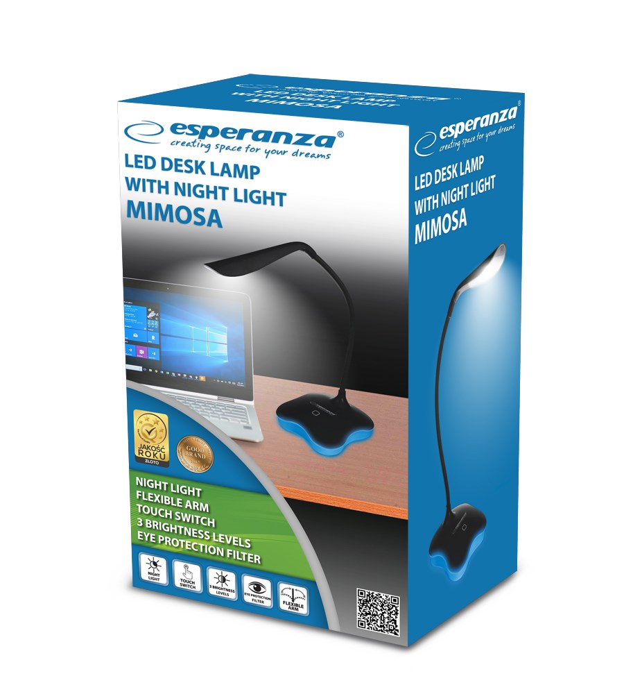 Stolna lampa ESPERANZA ELD105K (led, crna, 3 W, 5500 K, 12 bulb(s), touch)-3