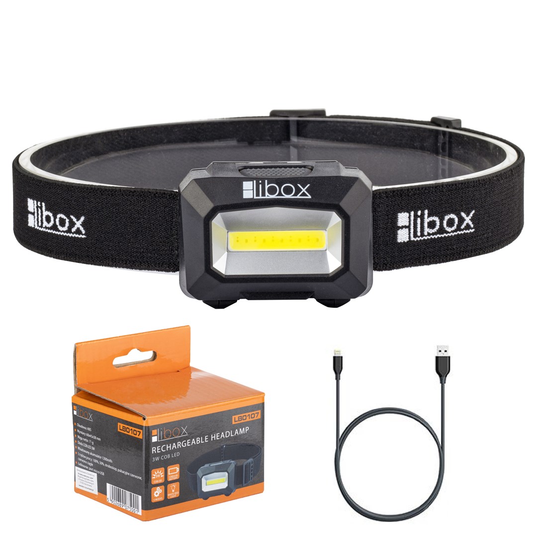 Čeona svjetiljka Libox LB0107 crna LED-1