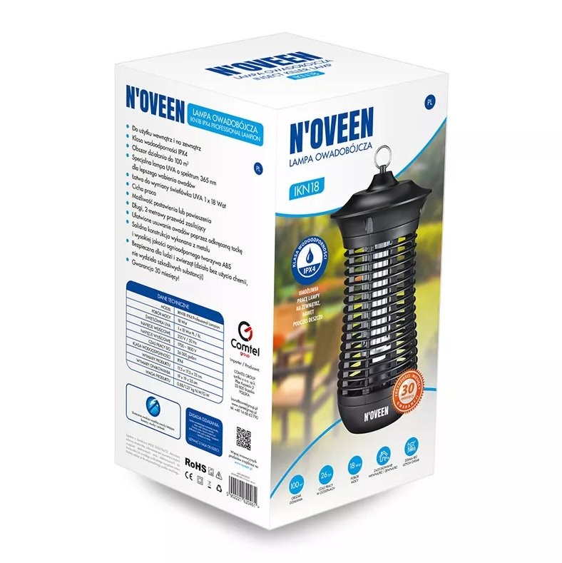 Insecticide lamp N'oveen IKN18 IPX4 Professional Lampion-1