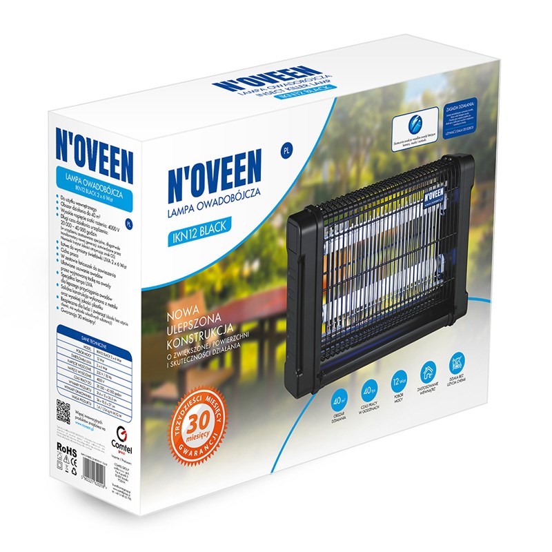 Lampa protiv insekata N'OVEEN IKN-12BLA (12W, 40m²)-2
