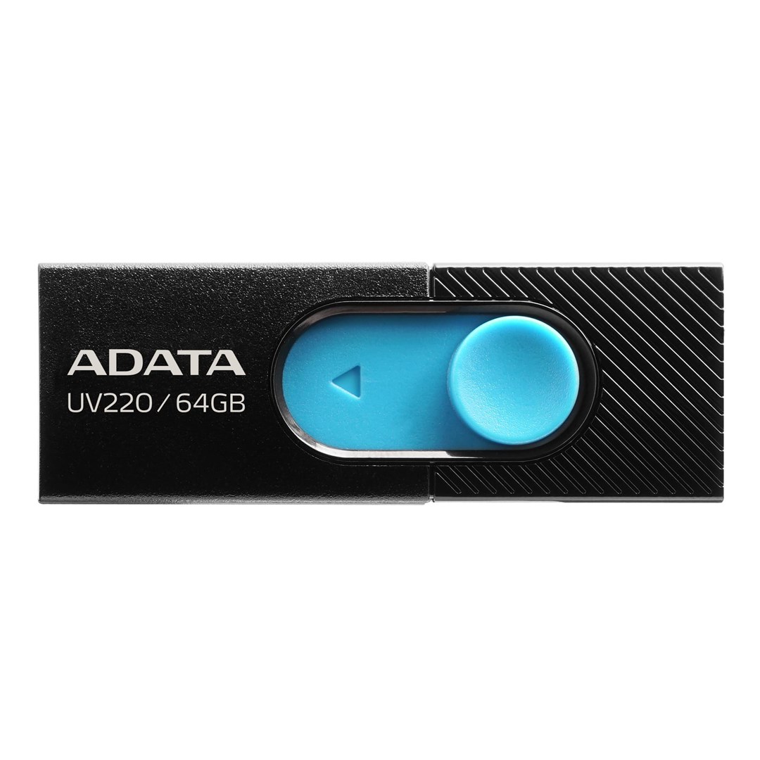 USB memorija ADATA UV220 64 GB (USB Type-A 2.0 crna, plava)-0