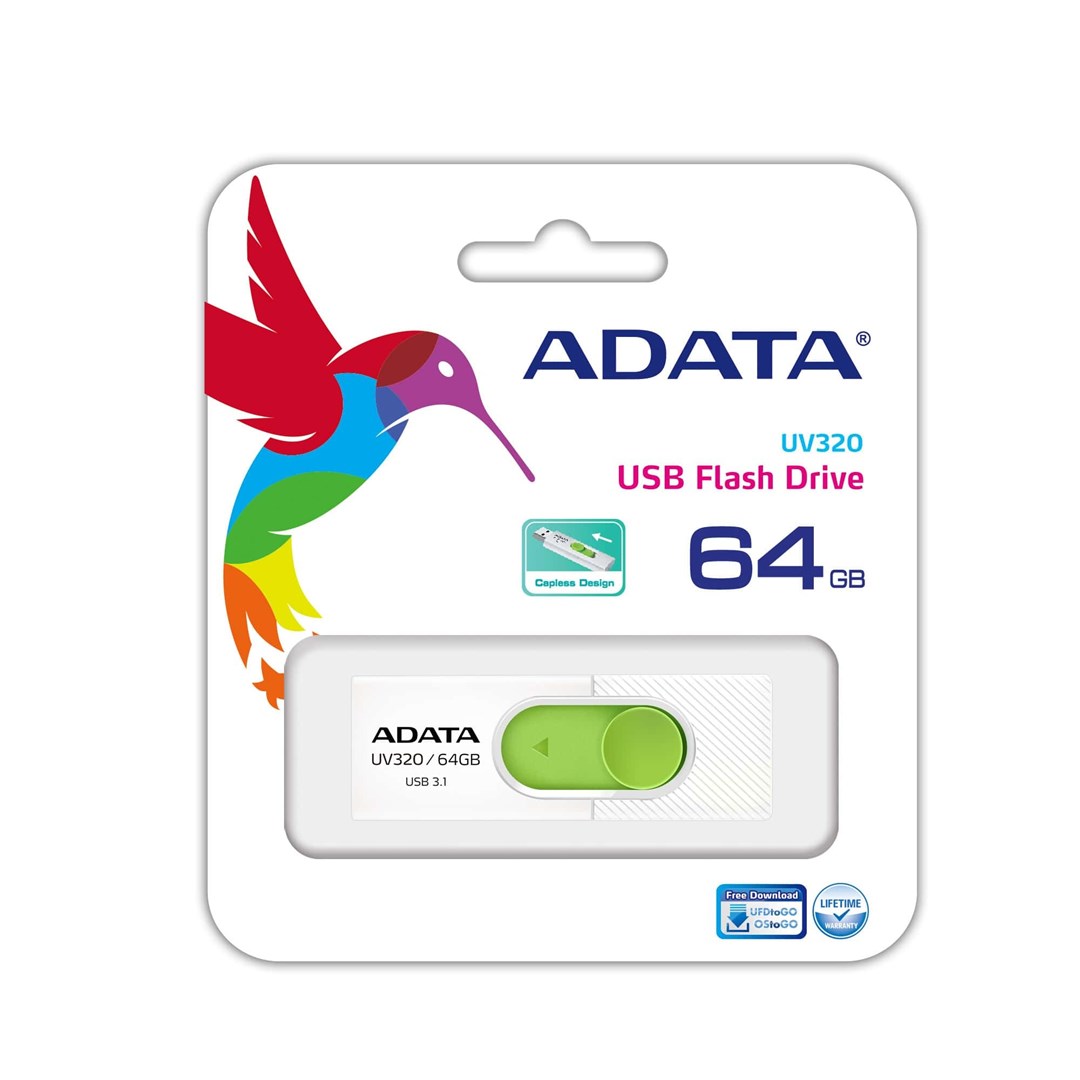 USB memorija ADATA UV320 64 GB (USB Type-A 3.2 Gen 1, zelena bijela)-2