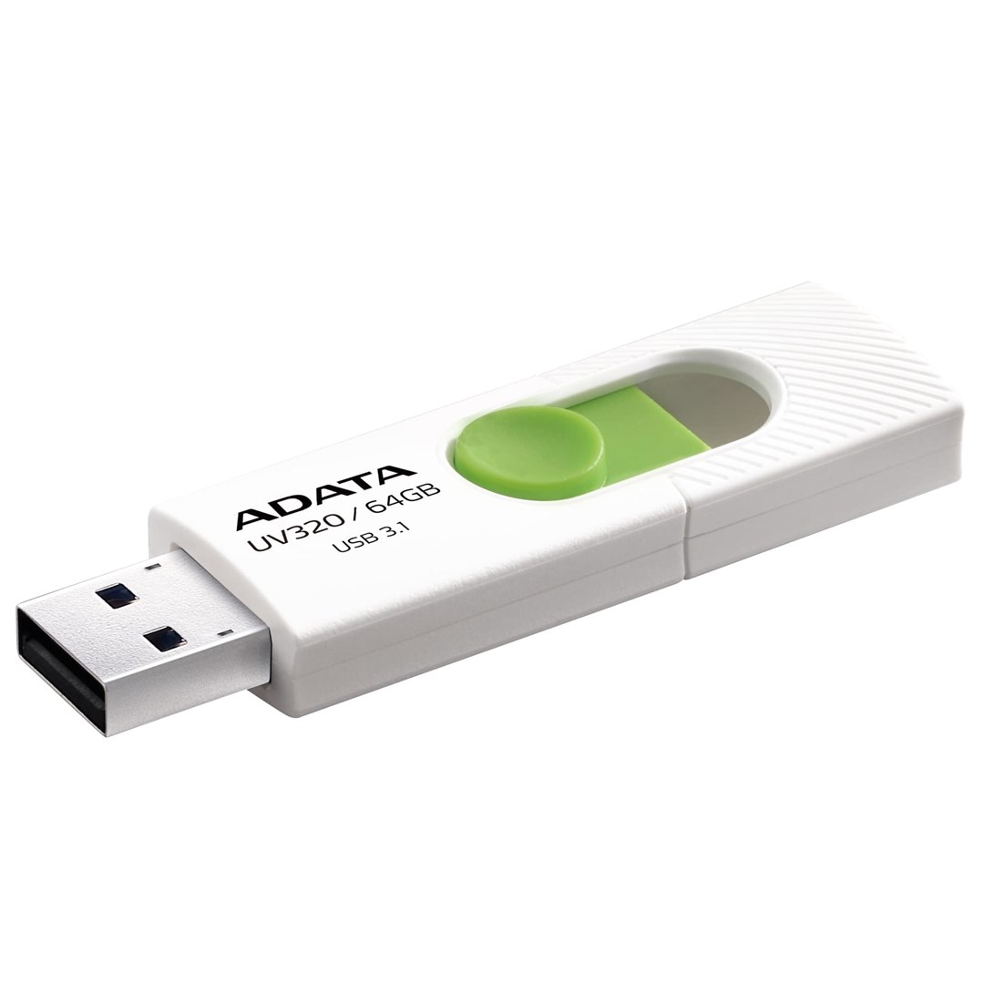 USB memorija ADATA UV320 64 GB (USB Type-A 3.2 Gen 1, zelena bijela)-0