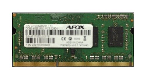 Memorijski modul AFOX SO-DIMM DDR3 8GB 1600 MHz-0