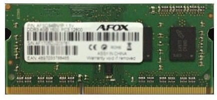 Memorijski modul AFOX SO-DIMM DDR3 8GB (1600 MHz, LV 1,35V)-0