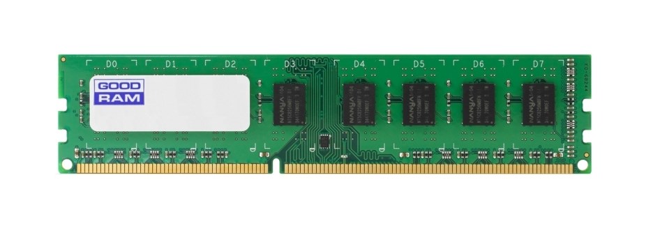 RAM GOODRAM W-DL16D04G (4 GB, 1 x 4 GB, DDR3, 1600 MHz, 240-pin DIMM, 1.35 V)-0