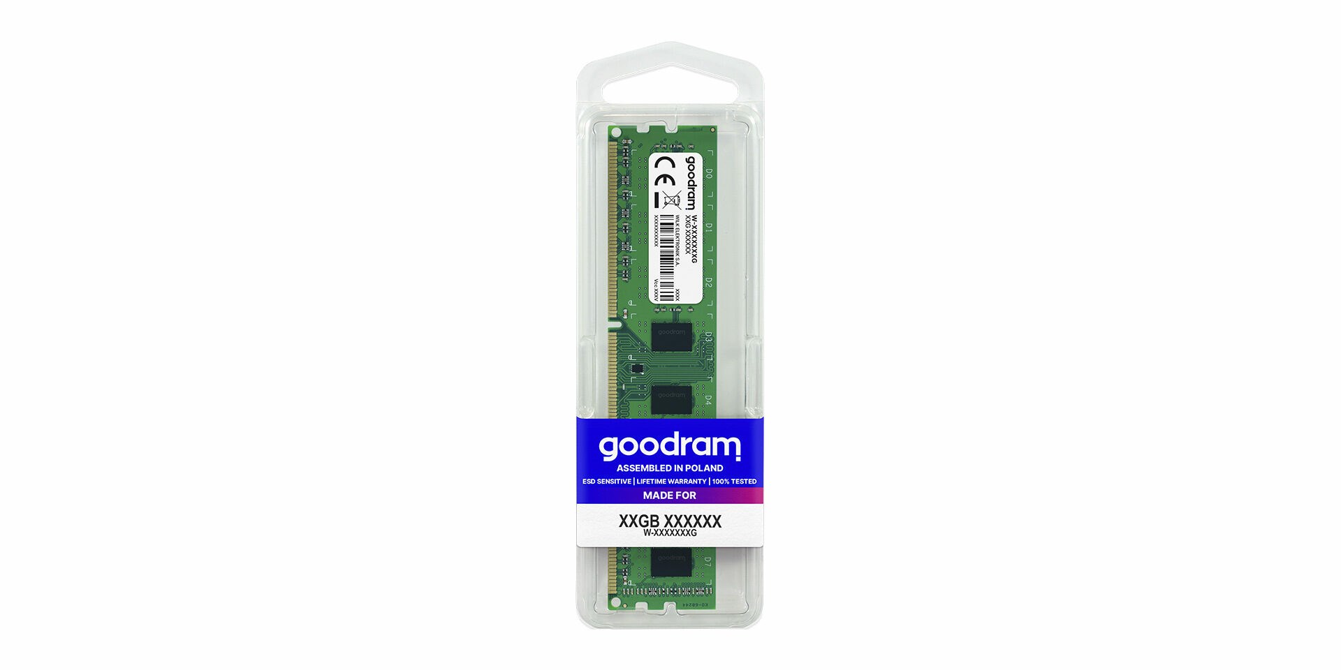 RAM GOODRAM 4GB PC3-10600 (1 x 4 GB, ddr3, 1333 MHz, 240-pin DIMM, 1.5 V)-0