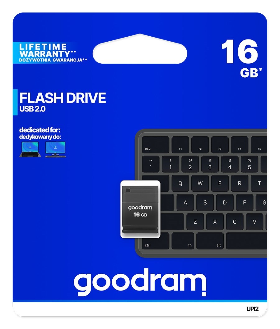 Memorija USB Goodram UPI2 (16 GB, USB Type-A, 2.0) crna-1