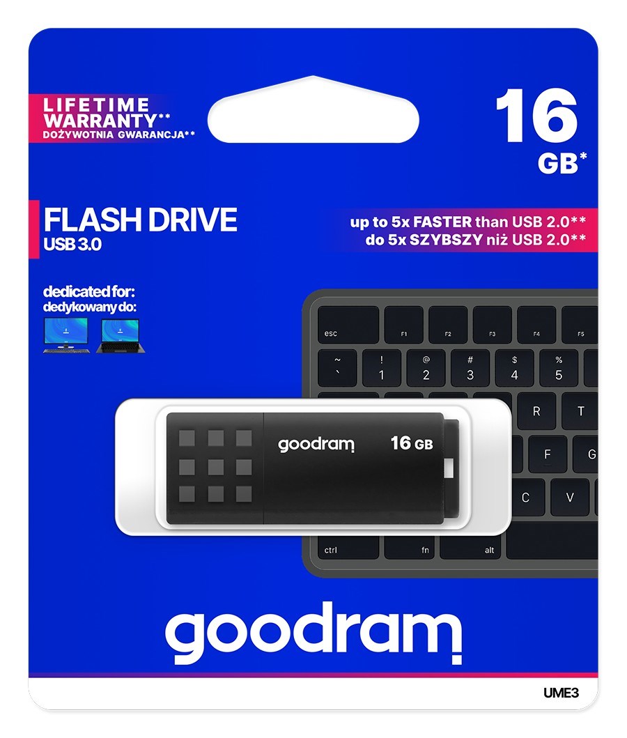 Memorija USB Goodram UME3 (16 GB, USB Type-A, 3.0) crna-4