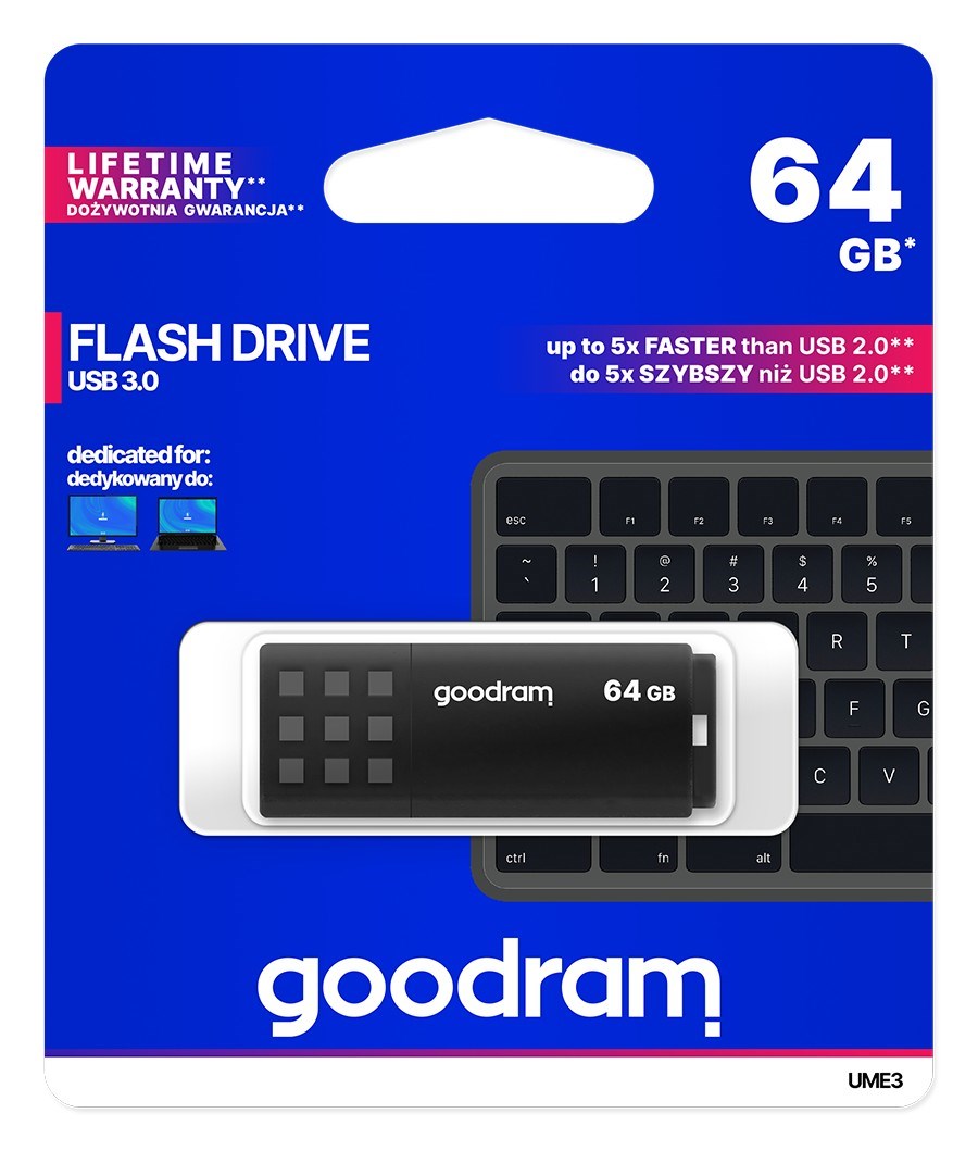 Memorija USB Goodram UME3 (64 GB, USB Type-A, 3.0) crna-4