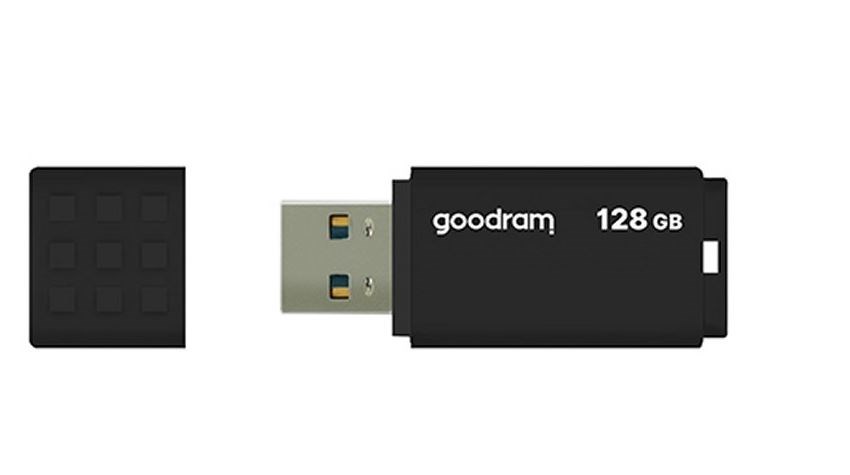 USB memorija GOODRAM UME3 (128 GB, USB Type-A 3.0 3.1 Gen 1) crna-1