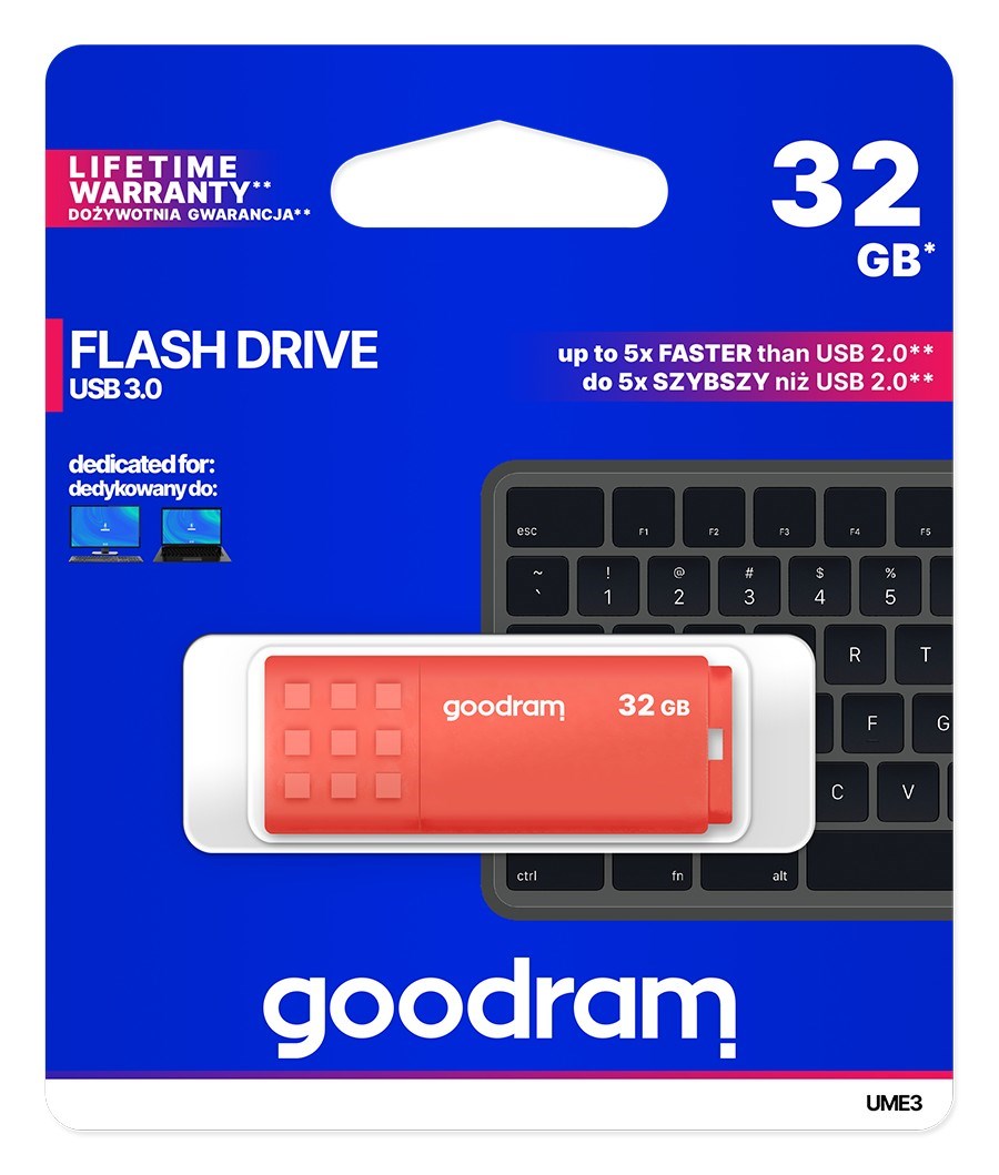 USB stick Goodram 32GB USB 3.0 USB Type-A Narančasti-4
