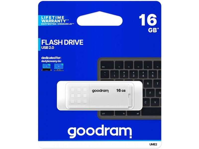 Memorija USB Goodram UME2 (16 GB, USB Type-A, 2.0) bijela-4
