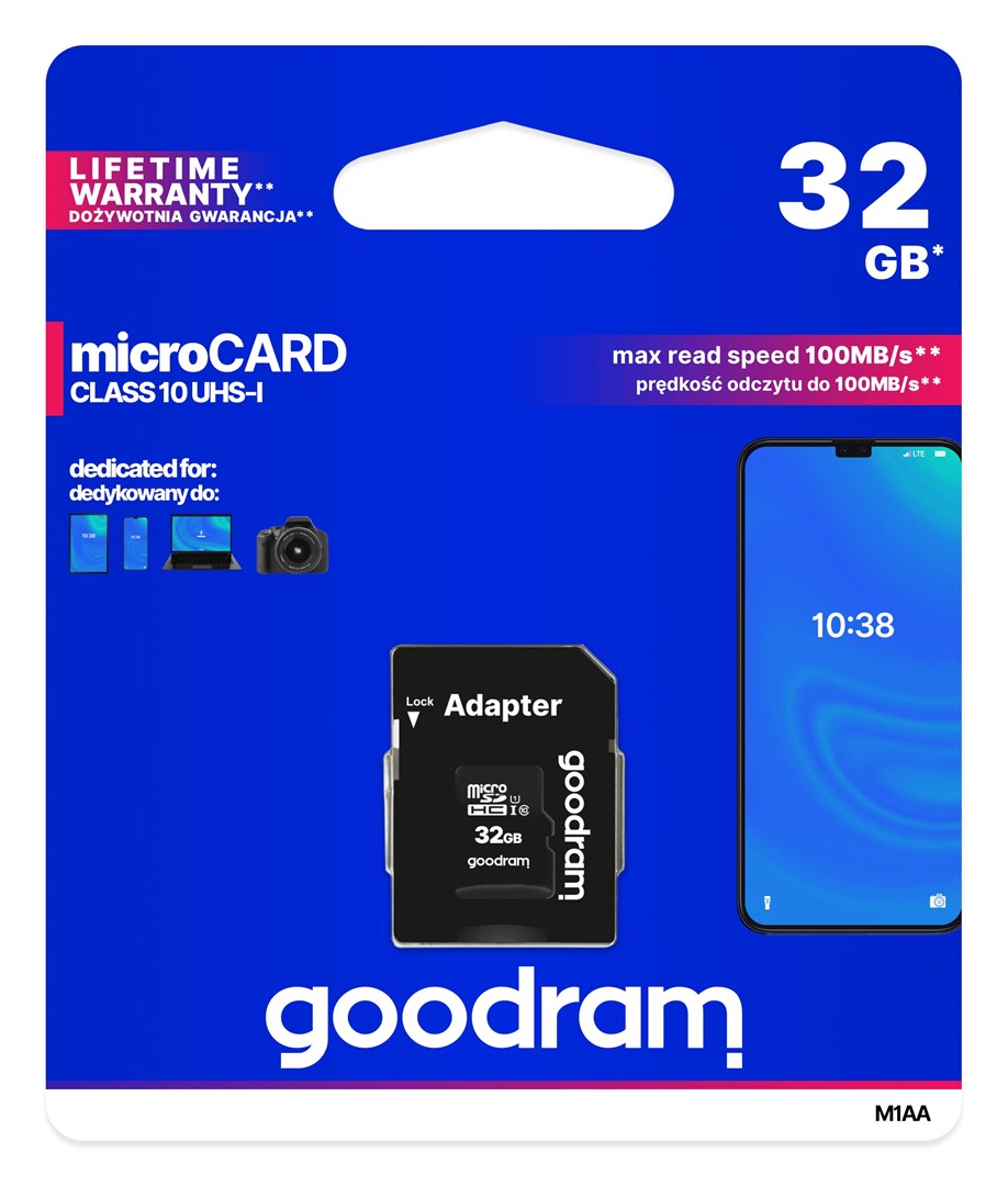 Memorijska kartica Goodram M1AA-0320R12 (32 GB, MicroSDHC, Class 10, UHS-I)-2