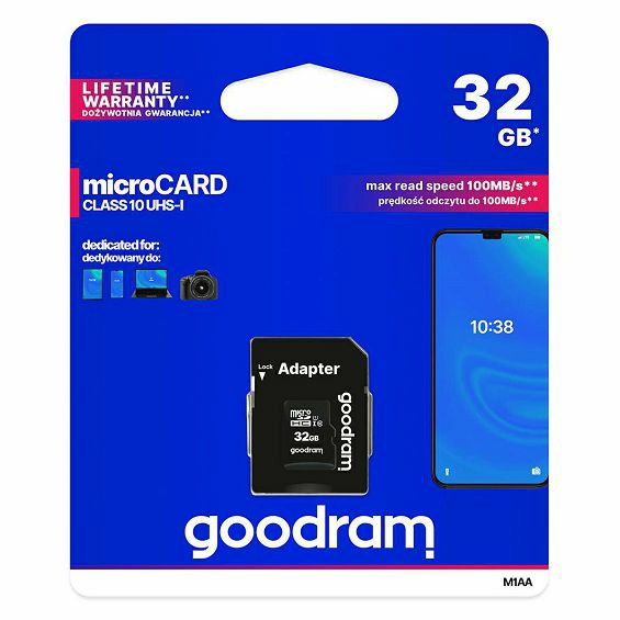Memorijska kartica Goodram M1AA-0320R12 (32 GB, MicroSDHC, Class 10, UHS-I)-1