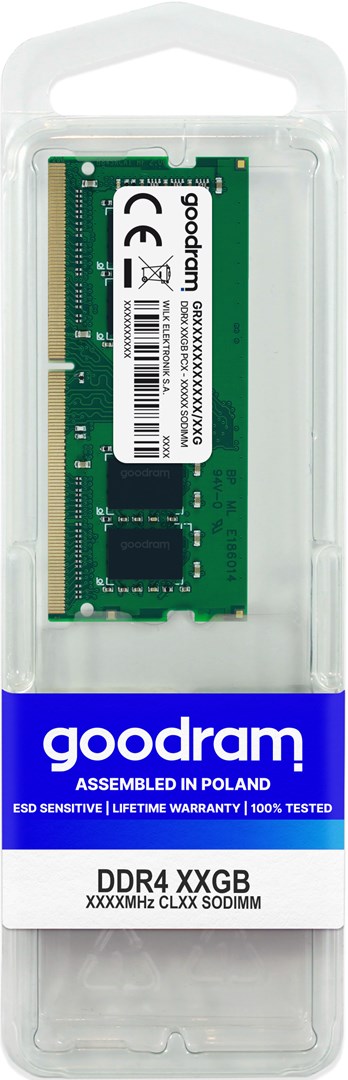 Memorijski modul Goodram GR3200S464L22/16G (16 GB, 1 x 16 GB, DDR4, 3200 MHz)-0
