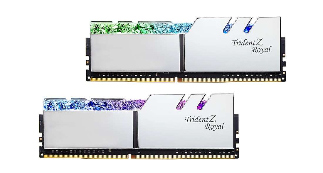 Memorija G.SKILL Trident Z Royal F4-3600C16D-32GTRSC (32 GB: 2 x 16 GB, DDR4, 3600 MHz)-0