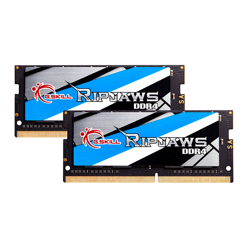 Memorija G.SKILL Ripjaws F4-2666C19D-32GRS (DDR4, kit, 32 GB: 2 x 16 GB, SO-DIMM 260-pin, 2666 MHz / PC4-21300, unbuffered)-0