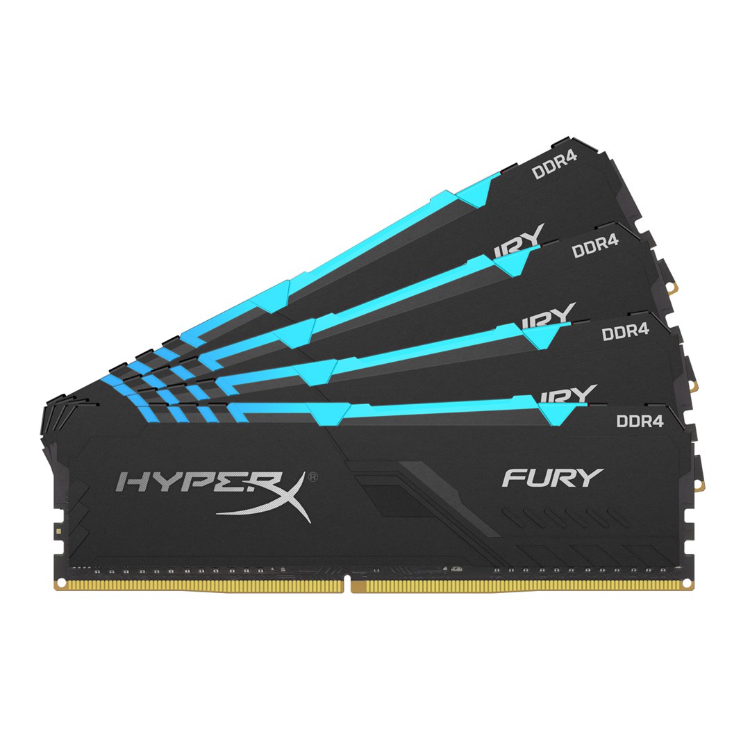 RAM KINGSTON FURY HX432C16FB3AK4/32 (32 GB, 4 x 8 GB, ddr4, 3200 MHz, cas latency 16, heatsink, xmp)-1