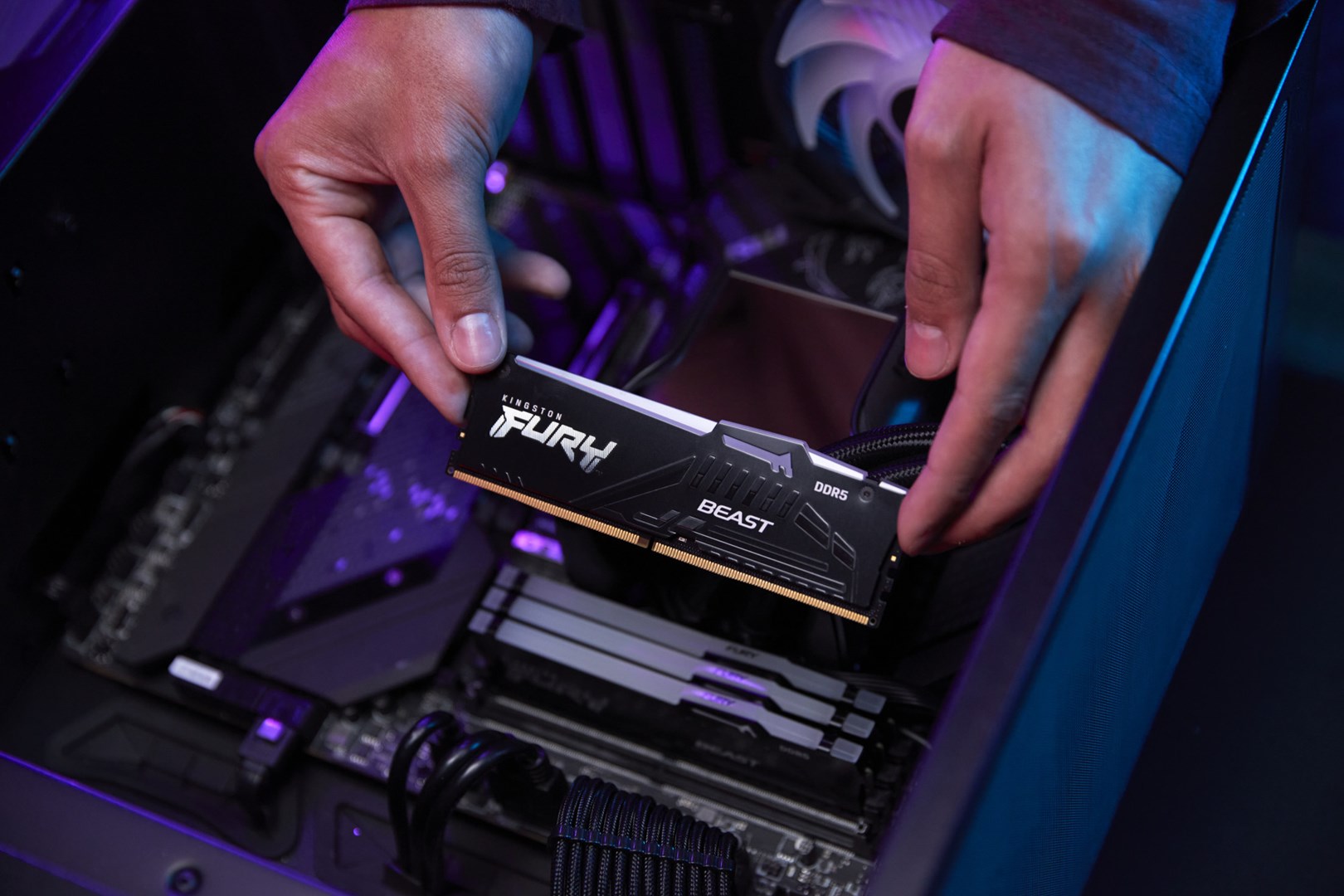 RAM KINGSTON FURY Beast 16GB 4800MT/s DDR5 CL38 DIMM (kit of 2, RGB)-4